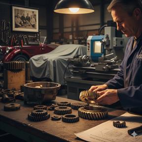 Classic Car & Vintage Gear Cutting